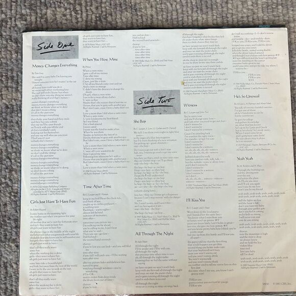 Cyndi Lauper She's So Unusual Vinyl LP 1983 Pop Rock New Wave 12" 33 RPM - Picture 4 of 6